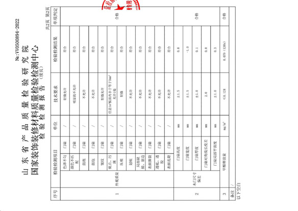 醫(yī)院專用門(mén)檢測(cè)報(bào)告